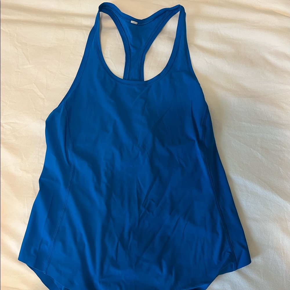 Lululemon Athletic Blue Racerback Tank, Size 4, Color: Bright Blue